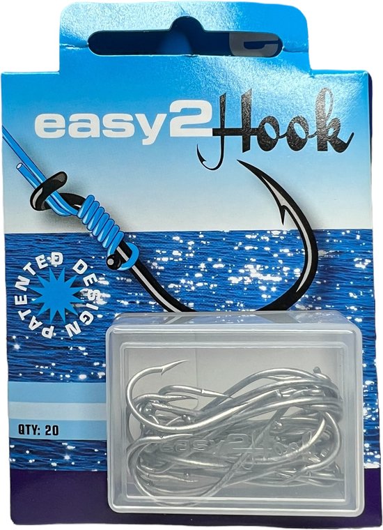 Easy2Hook - Vishaken - Zee - Knopen niet nodig - maat 3/0 - 12 doosjes/240 stuks - van Easy2Hook