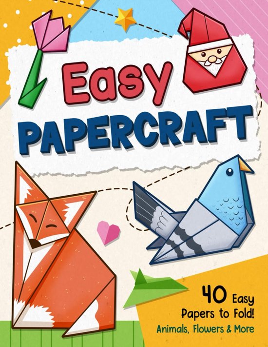 Eenvoudig Modelvouwen Gids: Stap-voor-Stap Origami Boek met Dieren, Bloemen en Figuren