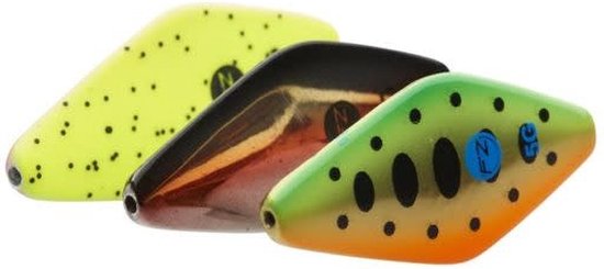 Effzett Pro Trout Inline Spoon 3cm - 2.8gr - Soort : Green-Black Flake van Effzett