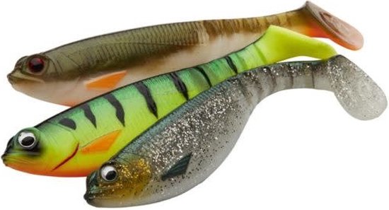 Effzett Shadster 12cm - 16.8gr - Soort : UV Motoroil Chartreuse van Merkloos