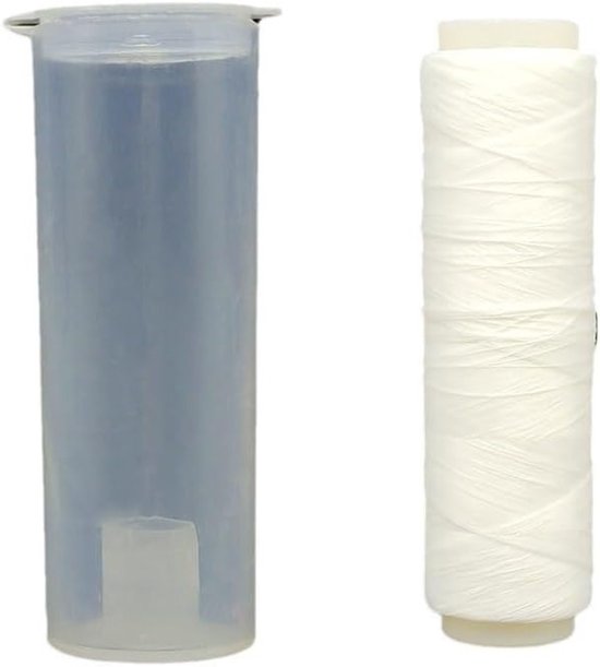 Elasticiteit en transparante vislijn van 200 m met spoel en accessoires, diameter 0.15 mm, ideaal voor vissen en hengelsport van Merkloos