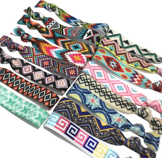 Elastiek Band - Naai Tape - Handgemaakte Accessoires - Zacht Flexibel - 5 Yards - Gekleurd Gestreept