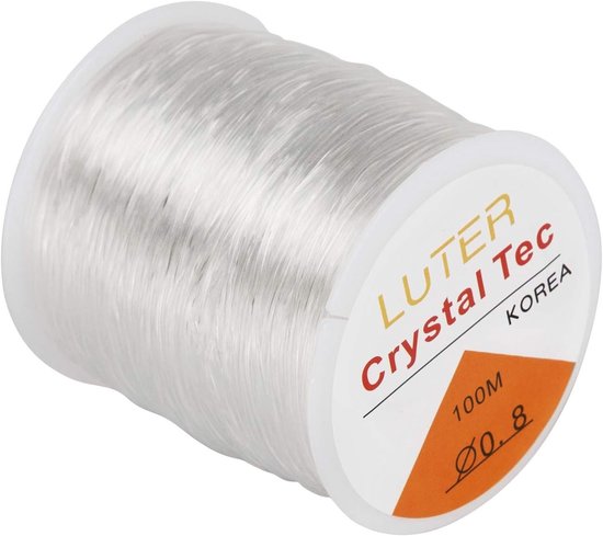 Elastisch Doorzichtig Koord voor Sieraden Maken - Ideaal voor Armbanden en Kettingen (100 meter)