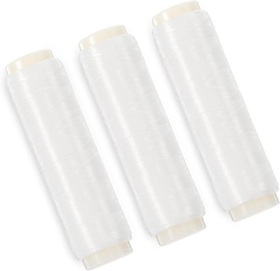 Elastische Visdraad Nylon 0,1/0,2 mm 650ft Per Spoel Stretchy Vislijn Hoge Treksterkte Elastische Aas Draad Lijn Aas Keeper voor Zeevissen