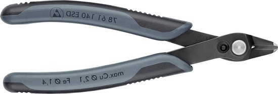 Electronic Super Knips XL ESD 140 mm 78 61 140 ESD - bruin - Knipex - kopen van Merkloos