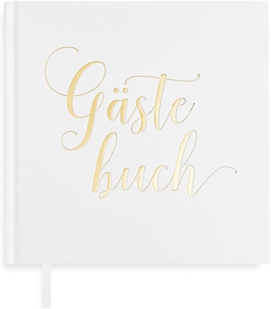 ® Elegant gastenboek, 72 pagina's, hardcover, hoogwaardig papier, vintage gastenboek voor bruiloft, doop of verjaardag, bruiloftsboek, bruiloftsalbum, bruiloftsgastenboek