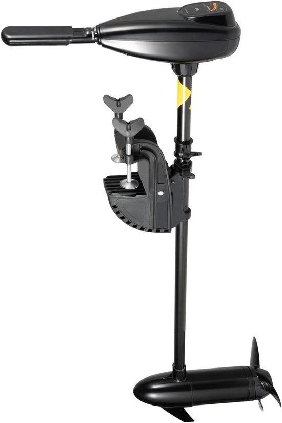 Elektrische Buitenboordmotor - Trolling Motor Boot - Vissen en Varen - 5 Vooruit 3 Achteruit - 36 kg Stuwkracht - Zwart