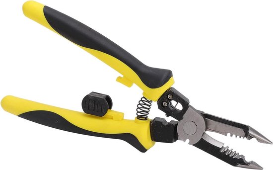 Elektrische draadstriptang met veiligheidsschakelaar - draadstripper voor strippen en snijden van draad - geen schade aan draadkern van Merkloos