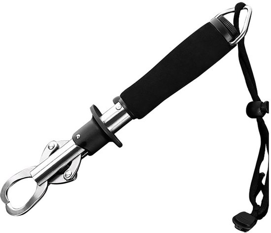 Elkuaie Lipgripper - Rvs Lipgripper - Ingebouwde Weegschaal - 1 Stuk - Voor Zout- En Zoetwatervissen