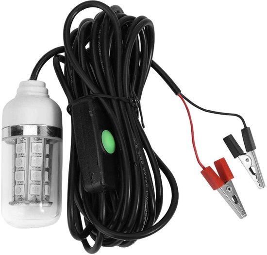 Elzusha - Onderwatervissen Lamp - Fishfinder Light - Waterdicht en Anti-Roest - 108LED Beads - Onderwaterlicht - Geschikt voor Vissers - Kleur: Groen