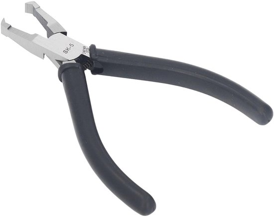 End Cutting Pliers, 4.5 Inch Pull-Back Spring Micro Nipper with Automatic Opening Overcutting Pliers Ergonomic End Pliers Mini End Pliers, Wire Cutters van BOOSDEN