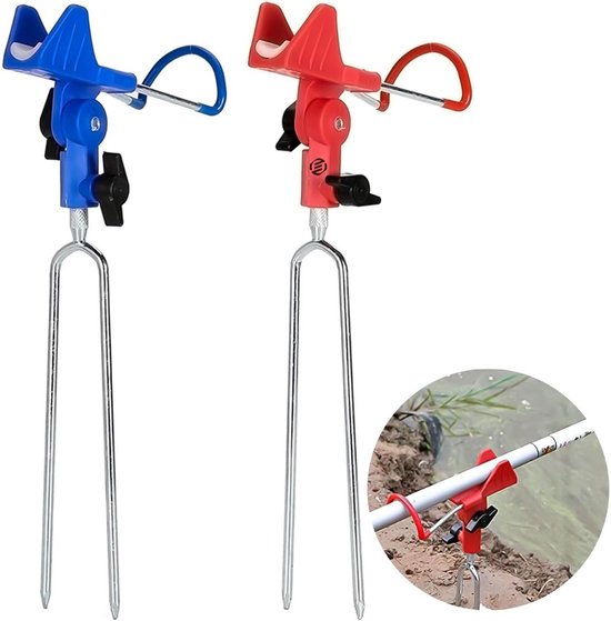 Equivera Bosbaansteun - Bosbaansteun Set - Hengelsteun - Hengel Steun - Hengelsteunen - Rod Holder
