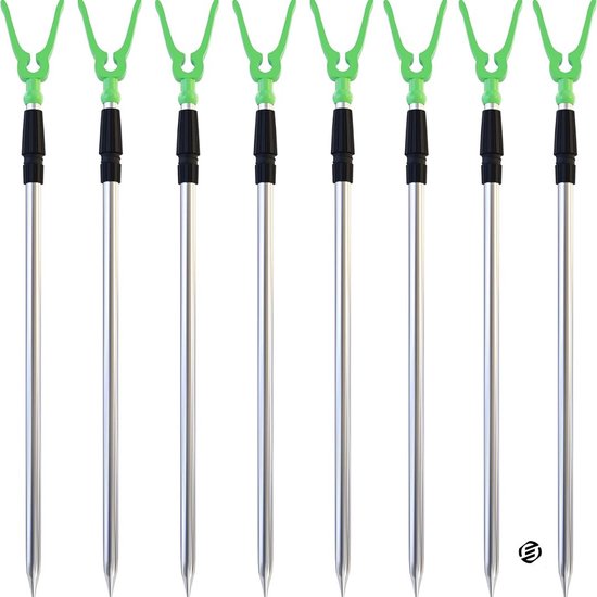 Equivera Bosbaansteun - Bosbaansteun Set - Hengelsteun - Hengel Steun - Hengelsteunen - Rod Holder