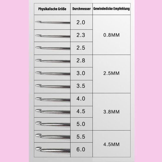 Ergonomische Haaknaalden 1.1mm met Zachte Grip - Ideaal voor Haken, Breien en Creatieve Projecten voor Beginners en Professionals