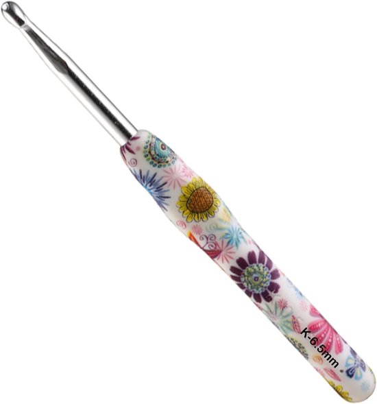 Ergonomische Haaknaalden 6.5mm voor Beginners, Lichtgewicht en Comfortabel voor Artrose, Ideaal voor Haken en Breien
