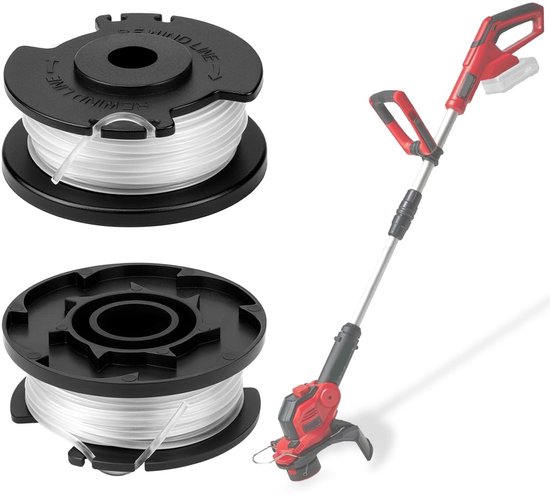 Ersatzfadenspulen voor Accu-Rasentrimmer, Set van 2 nylon trimmerdraden