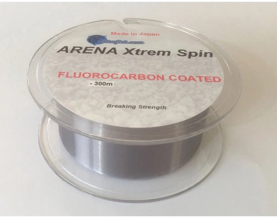 Estanfish Xtrem Spin 300 M Monofilament Zilver 0.200 mm van Asari