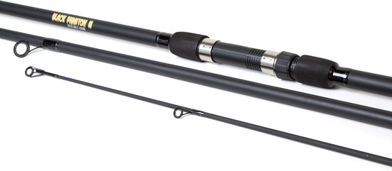 Eurocatch Black Phantom II - Karperhengel - 3 delen - 12ft 2.50lb - Werphengel - Karper - Zwart van Merkloos