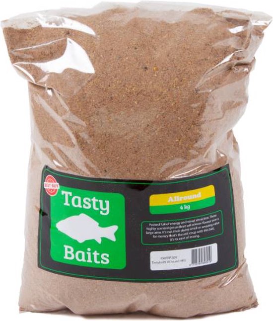 Eurocatch Tasty Baits Allround Compleet Lokvoer - 4kg - Lokvoer - Witvis - Kant en Klaar van Merkloos