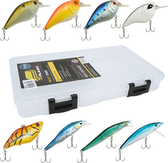 Eurocatch Viper Ultimate Kunstaas set 8 stuks in Plano Tackle box - Kunstaasset van Eurocatch