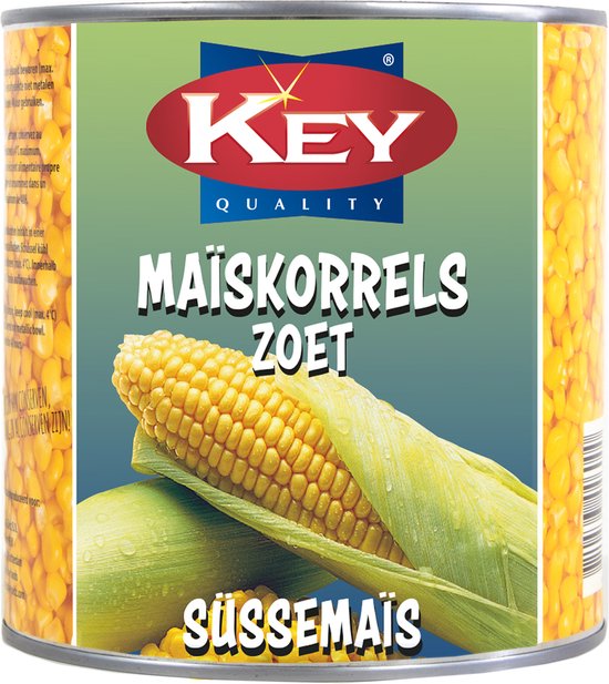 Evezet Mais In Blik groot 340 gr van Merkloos