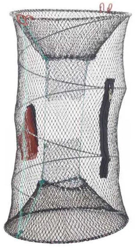 Evia Wire Basket Leefnet Zwart 60 x 32 cm van Merkloos