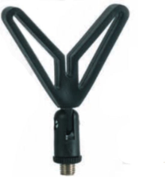 EXC Adjustable Rod Rest 'V' - Verstelbare 'V' Achtersteun - Hengelsteun van Merkloos