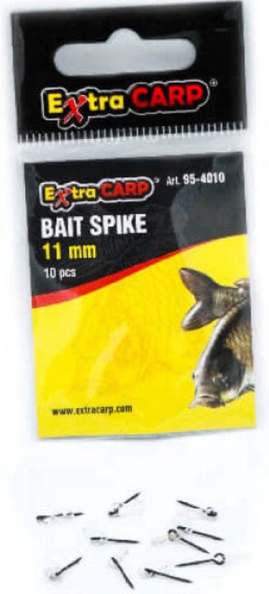 EXC Bait Spike & Ring - 8mm - 10 stuks - voor Karper/Witvis/Method Feeder Onderlijn - Rigmateriaal - Bait pin van EXC