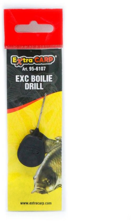 EXC Boilie Drill - Boilieboor voor Boilies & Pellets - Zwart - Boilienaald - Baiting Tool - Karper Vissen Rigmateriaal van EXC