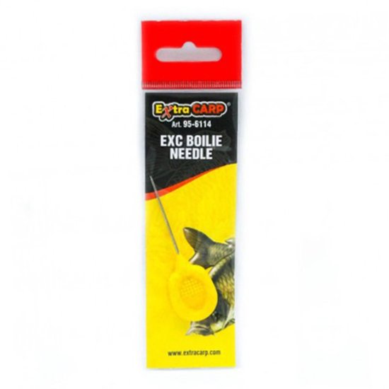 EXC Boilie Needle - Boilienaald voor Boilies & Haakaas - Geel - Baiting Tool - Met scherpe punt - Karper Vissen Rigmateriaal van Merkloos