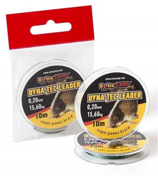 EXC Dyna Tec Leader - 0.22mm - 17.2kg - 10m - Karper Onderlijnmateriaal - Karpervissen Onderlijn - Rigmateriaal van PB Products