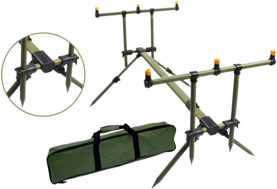 EXC Rod Pod Royal - Karper Rodpod - Luxe Hengelsteun voor 3 Hengels - Karper Vissen van Merkloos