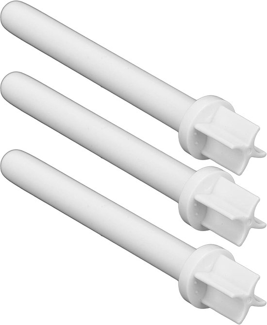 Extra spoelnaalden, witte plastic spoelhouders, 3 stuks geschikt voor de meeste naaimachines, ideaal voor naaien en quilten