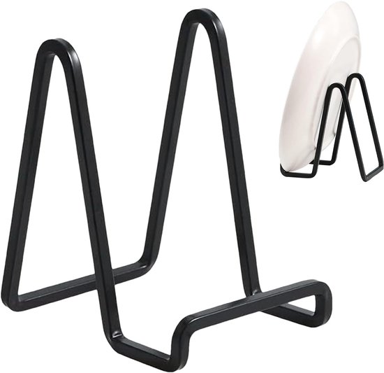 Ezel displaystandaard voor borden - 15,2 cm opvouwbaar houderrek, compact metalen frame voor foto's, records, borden, lichtgewicht ondersteuning voor tafel, bureau, aanrecht | feesttentoonstelling