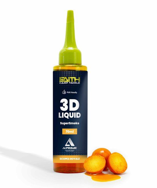 Faith A-Prime SuperSmoke Liquid Scopex Royale PVA-Save Active Cloud Smoke Bait Booster Attractive van Merkloos
