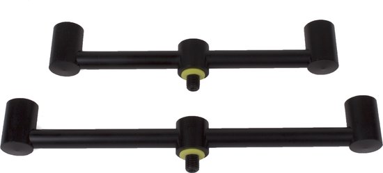 Faith Buzz Bar Set - 2-Rod - Zwart - Buzzerbar - Set van 2 - Hengelsteun voor 2 hengels - Karper - Rodpod