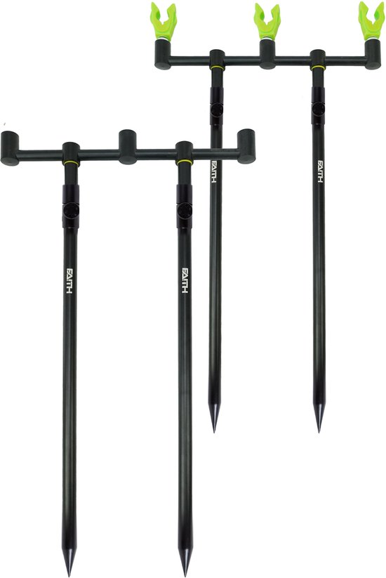 Faith Goalpost Set 3 Rod - Banksticks - Buzzerbars - Beetmelders - Hengelsteun - Karper