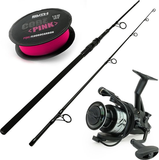 Faith X-Stalk Hybrid Set 10Ft 3,50lbs - Vishengel Set - Vishengel met Vismolen - Vislijn - Karper Set