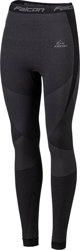 Falcon Dames  Thermobroek - Zwart/Grijs - Maat L van Falcon