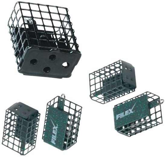 FC's 'Closed' Feederkorven Assorti - 5 stuks - 20, 30, 40, 50 & 60g Feeder - Witvis voerkorven - ECO Feederkorf set voor Vissen van Merkloos