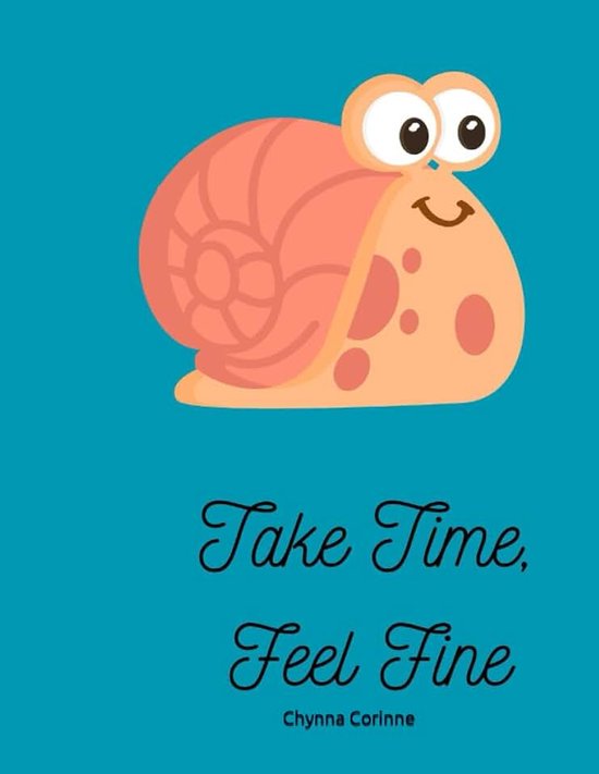 Feel Fine: Colorful snail themed notebook