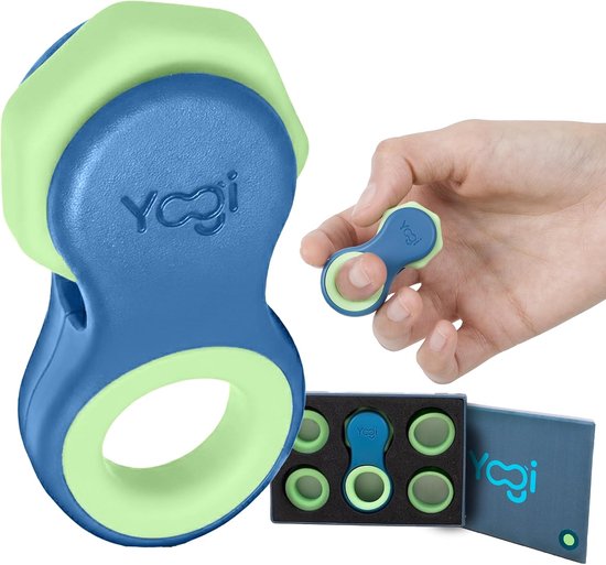 Fidget Spinner - Blauwgroen - Juego de 5 - Sensorisch Fidget Speelgoed voor Volwassenen en Kinderen