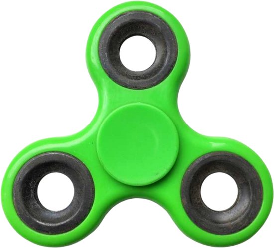 Fidget Spinner Groen - Langdurige spin - Stressverlichter voor Kinderen & Volwassenen - Anti Stress Speelgoed - Hand Spinner - Concentratie Speelgoed - Compact Formaat - Kunststof van Merkloos