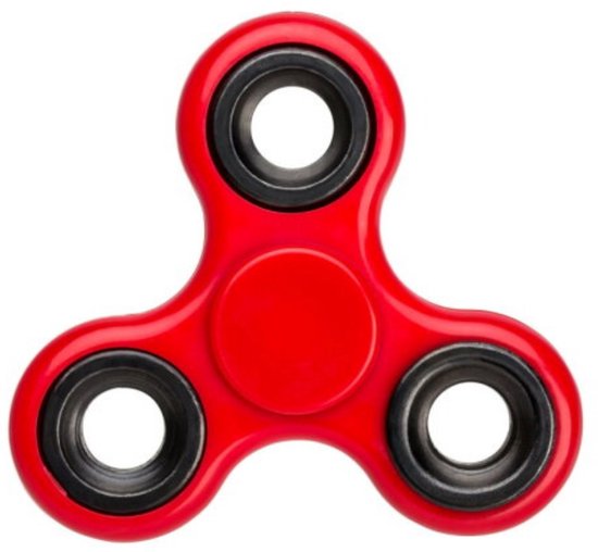 Fidget Spinner Rood - Langdurige spin - Stressverlichter voor Kinderen & Volwassenen - Anti Stress Speelgoed - Hand Spinner - Concentratie Speelgoed - Compact Formaat - Kunststof van Merkloos