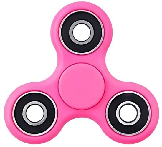Fidget Spinner Roze - Langdurige spin - Stressverlichter voor Kinderen & Volwassenen - Anti Stress Speelgoed - Hand Spinner - Concentratie Speelgoed - Compact Formaat - Kunststof van Merkloos