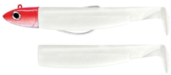 Fiiish Black Minnow Shore Combo + Body White Red Nr. 2 (90mm) 5g
