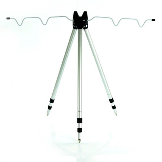Fil Tripod 515 - Driepoot Hengelsteun - Verstelbaar tot 105cm - Aluminium - Voor maximaal 4 hengels - 3-leg Rodpod van Merkloos
