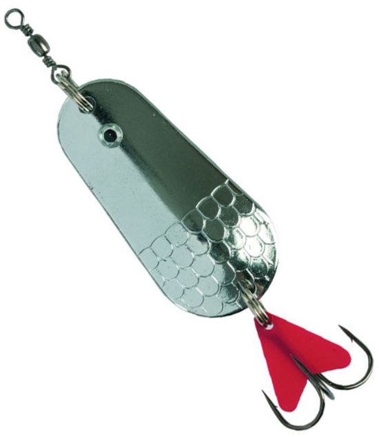 Filex Kunstaas Lepel - 12g - 8cm - Zilver - Blinker voor Roofvis & Zeevis van Filex