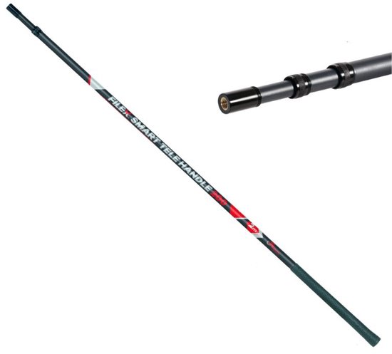 Filex SMART Tele Handle 200cm - Telescopische Schepnetsteel 2m - Uitschuifbare Netsteel - Voor karper landingsnet van Merkloos