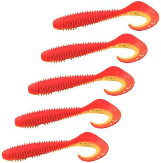 Filex Soft Bait 'UNO' 01 - 7.5cm - 5 stuks - Shad/Softbait - Shads voor Roofvissen van Filex